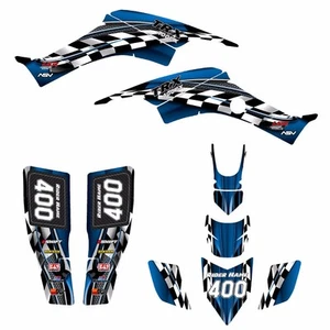 1999 - 2007 TRX400EX graphics Honda 400EX stickers kit NO2500 Blue - Bild 1 von 2