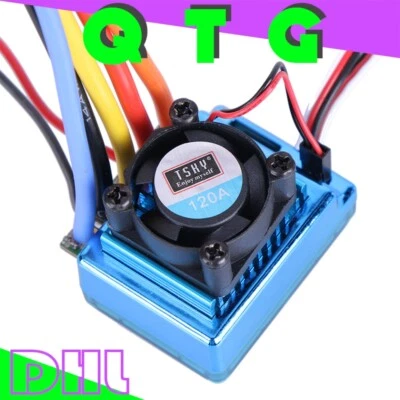 Gleichspannungs Motor RC 120A Brushless Drehzahlregler ESC Sensored - Bild 1 von 4