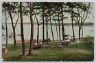 View From Brandstand, Bay View Grove, Onset Massachusetts, Ma Postcard