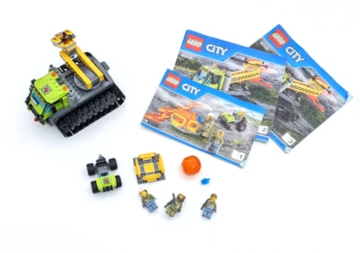 Lego City 60122 Volcano Explorers Crawler & buggy 100% complete + mini figures - Image 1 of 4