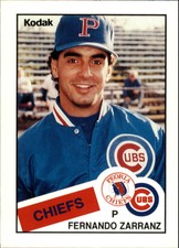 1988 Peoria Chiefs Cubs Team Issue Minor League Baseball - Choose Your Card