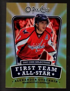 Alex Ovechkin WASHINGTON CAPITALS Alexander 2008-09 O-Pee-Chee First Team AS - Photo 1 sur 2