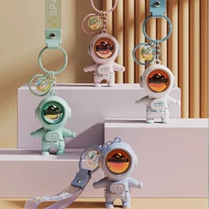 Super cute Kitsch Kawaii Astronaut keyring with LED light feature **UK STOCK** - Picture 1 of 25