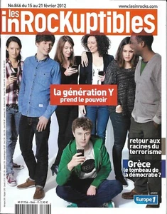 The Inrockuptibles No 846 15/02/2012 Génération Y / Roots The Terrorism/Greece - Picture 1 of 1