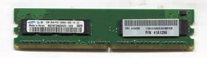 Samsung 1Rx8 PC2-5300U-555-12-ZZ DDR2 1Gb RAM (M378T2863QZS-CE6) - Picture 1 of 1