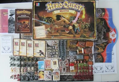Very Good Condition: Hero Quest Master Edition! 99% Complete! Tlw. Painted - Image 1 of 4