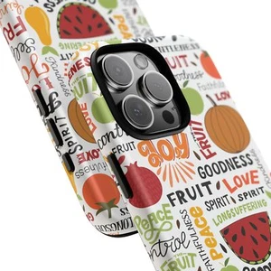 Fruit of the Spirit Phone Case - Christian Pattern, Bible, Faith Themed Gift - Picture 1 of 177