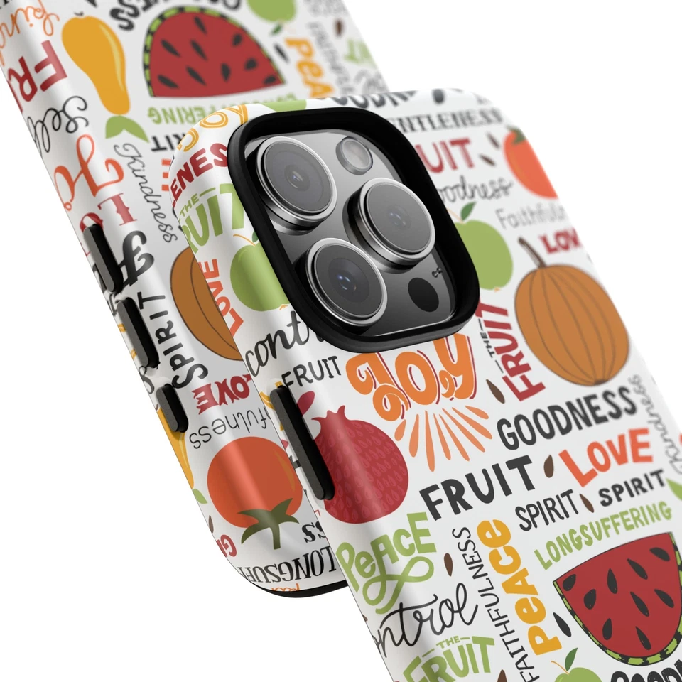 Fruit of the Spirit Phone Case - Christian Pattern, Bible, Faith Themed Gift - Image 1 of 1