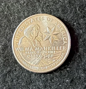 2022 D - Wilma Mankiller Quarter Circulated Free Shipping - Picture 1 of 2