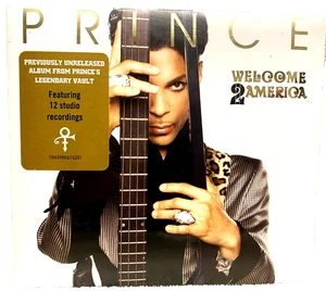 PRINCE Welcome 2 America *SEALED* CD w/ Hype Sticker  *Highly Rated Seller* - Foto 1 di 4