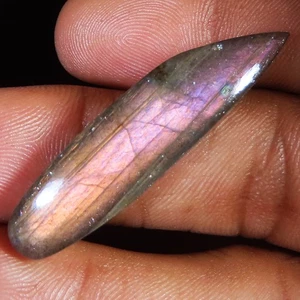 29.45 CT Natural Labradorite Cabochon, Labradorite Gemstone 10x41x7 mm WR358 - Picture 1 of 7