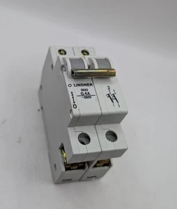 Lindner 2932 G 4A 380V Leitungsschutzschalter 2-polig Sicherungsautomat - Picture 1 of 5