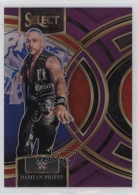 2024 Panini Select WWE Premier Level Purple Prizm /99 Damian Priest #107 - Image 1 of 2