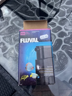 FLUVAL MINI UNDERWATER FILTER Foam or Filter : Aqua Fish 45L Water Filtration - Image 1 of 2
