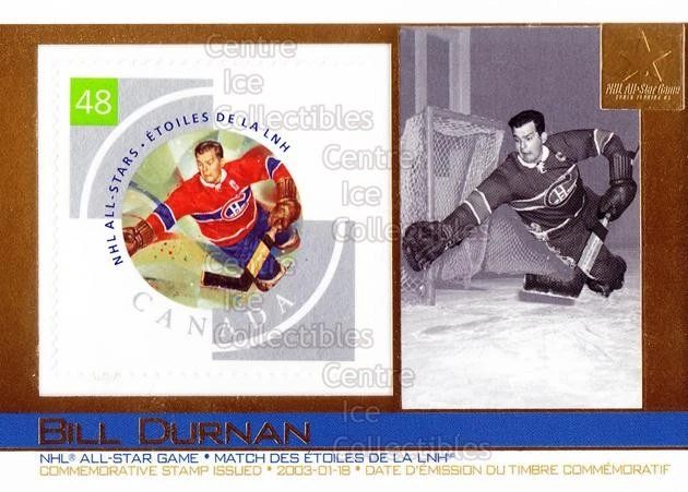 2003 Canada Post Pacific #24 Bill Durnan - Image 1 of 1
