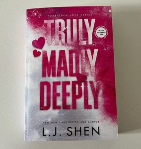 Truly, Madly, Deeply ARC Paperback By Shen, LJ - Advanced Reader Copy RARE - Picture 1 of 14