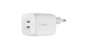 Belkin 65W PD PPS Podwójna ładowarka USB-C GaN biała - Zdjęcie 1 z 1