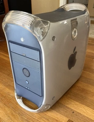 VINTAGE APPLE POWERMAC G4 TOWER M5183 450MHZ 1GB RAM 6GB HD MAC OS X 10.3.5 - Image 1 of 4