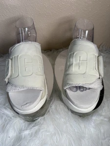 UGG La Alto Pantoletten Damen Gr. 8 Frotteefutter, Formschaumfußbett Plateau - Bild 1 von 12