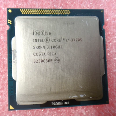 Genuine Intel Core i7-3770S 3.10GHz SR0PN Quad Core 8M LGA1155 Processor CPU - Image 1 of 3