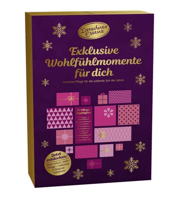 Dresdner Essenz Adventskalender 2025 "Wohlfühlmomente" Mit Badezusätzen Wellness - Bild 1 von 2