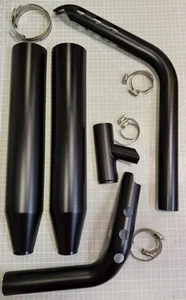 Juego de protector térmico de escape Harley OEM Touring negro 2017+ M8 - Imagen 1 de 5
