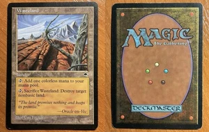 MTG GAME 1x WASTELAND - ENGLISH TEMPEST - EXCELLENT / GOOD CONDITION - Imagen 1 de 3