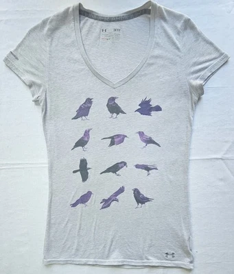 UA Baltimore Ravens Maryland Institute of College Arts Womens Gray V-Neck Small - Image 1 of 4