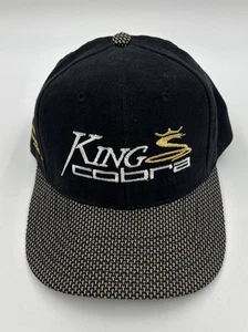 Gorra de cuero ajustable gris adulto King Cobra vintage (HECHA EN EE. UU.) - Imagen 1 de 13