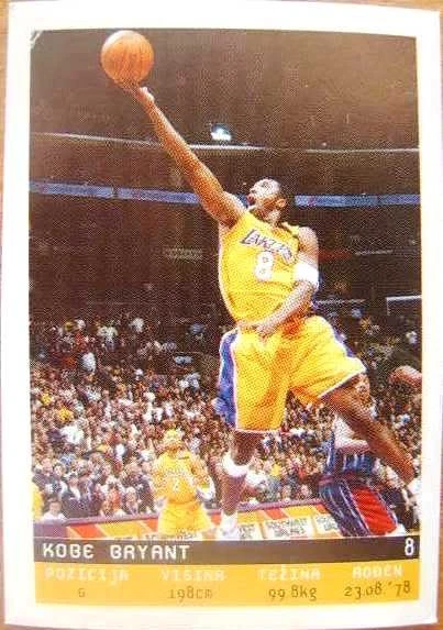 2003 SERBIA NBA Total Basketball UNSTUCK sticker - You Pick Player - Image 1 of 1