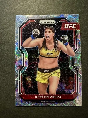 2021 Panini Prizm UFC #85 Ketlen Viera Silver Scope Prizm /99 - Image 1 of 2
