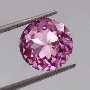 Awesome Pink Sapphire Round Cut 7-9 Ct Natural Ceylon Loose Certified Gemstone - Picture 1 of 5