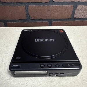 Sony Discman D-4 Portable CD Player Vintage Black Untested As-Is Parts Repair - Bild 1 von 9