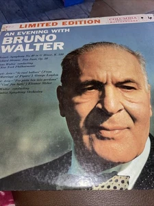 Bruno Walter – Evening LP Columbia Masterworks WZ-2 Limited Edition Vinyl - Picture 1 of 4