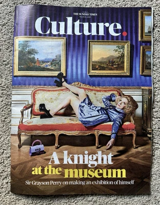 THE SUNDAY TIMES CULTURE MAGAZINE 16th March 2025 16/3/25 Sir Grayson Perry - Image 1 of 2