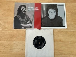 Michael Jackson 45s Vinyl Records - 3 In Total - Picture 1 of 2
