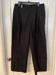 Men’s Black Versace Couture Wide Leg Fit Pants 34 X 30 New - Picture 1 of 11