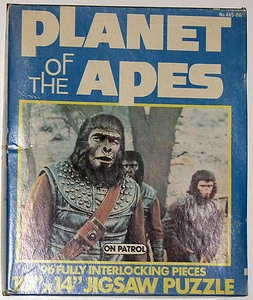 Rompecabezas Planet Of The Apes On Patrol 96 piezas 1967 con caja original - Imagen 1 de 3