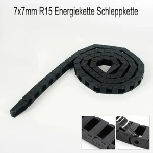 7x7mm R15 1M Nylon Energiekette Schleppkette Kabelschlepp 3D Drucker CNC