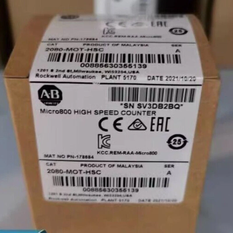 2080MOTHSC AB Micro800 plug-in module 2080-MOT-HSC - Image 1 of 1