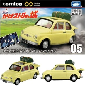 Tomica Premium Unlimited Lupin III El Castillo de Cagliostro Fiat 500 Diecast Car - Imagen 1 de 8