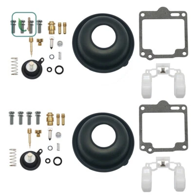2X For Yamaha XV750 Virago 750 1988-1997 Carburetor Repair Kit Diaphragm Float - Image 1 of 4