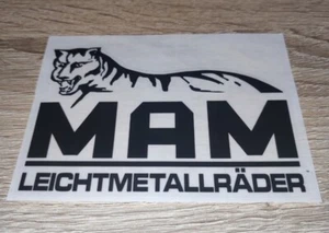 MAM Logo Aufkleber 7x10cm Sticker Decal Autocollant Tuning Alufelgen - Bild 1 von 2