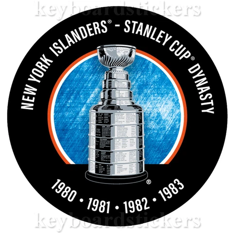 New York Islanders Stanley Cup Dynasty 1980-1981-1982-1983 Souvenir Hockey Puck Cover