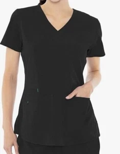 Women’s Med Couture Energy Collection' Racerback Shirtail Black Size Medium NWT - Picture 1 of 7