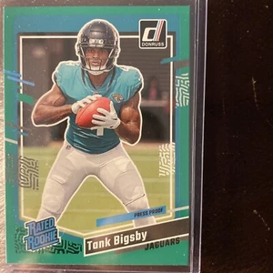 2023 Panini Donruss -Rated Rookie Green 348 Tank Bigsby - Foto 1 di 2
