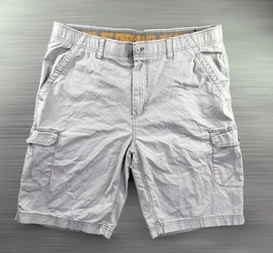 Wear First Cargo Shorts Men 40 Gray Hike Fish Beach Trail Outdoors Chinchilla - Picture 1 of 13