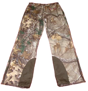Realtree Xtra Wens M Camo Fleece Lined Ankle Zip Pants Windproof Water Resistant - Picture 1 of 8