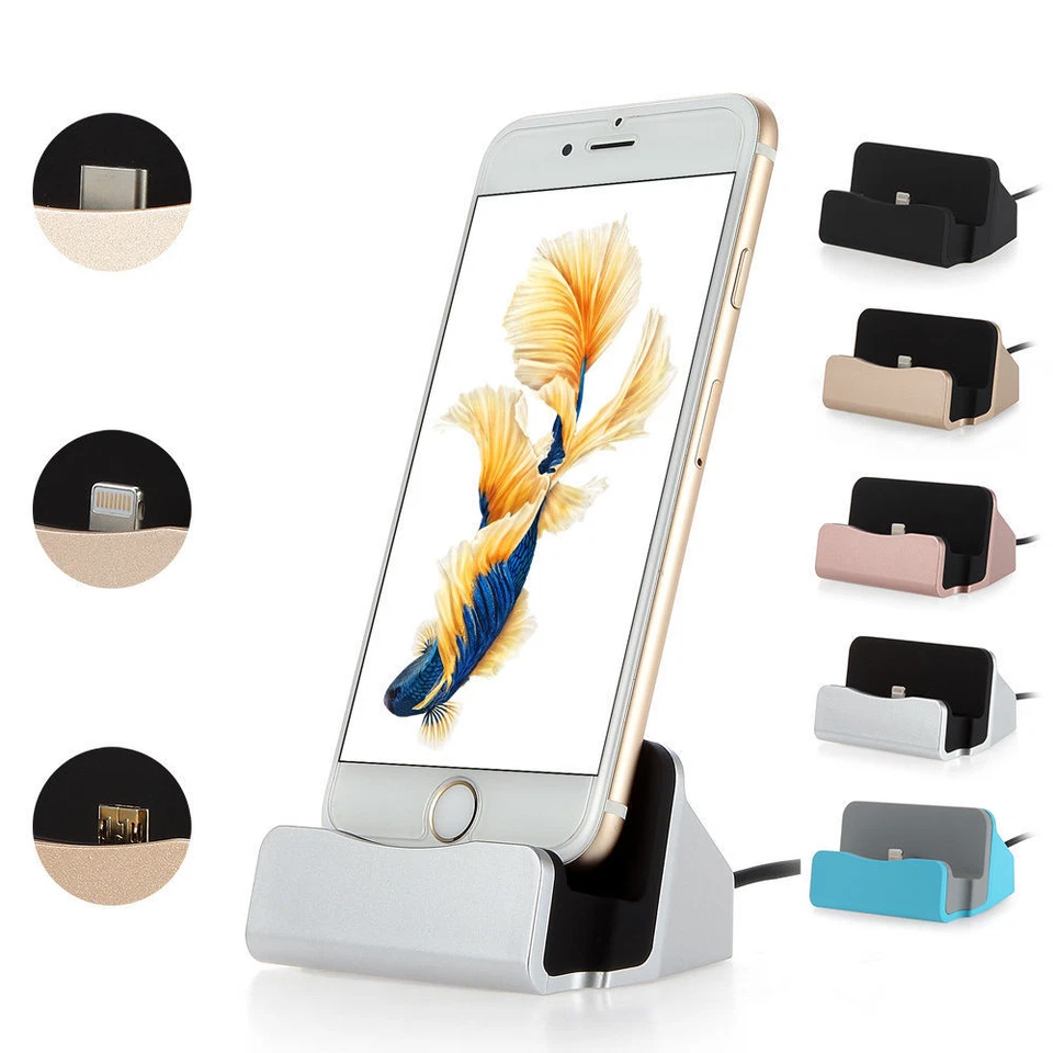 USB 3.1 Type C Dock Charger Sync Charging Cradle Station Holder for Smart Phone - Image 1 of 4