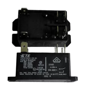 Relé de alimentación 2 piezas T92S7D22-22-01 22VDC 30A 277VAC 6 pines - Imagen 1 de 4